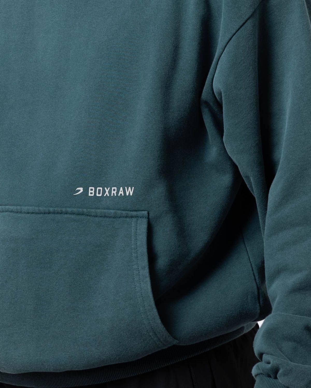 복스로(BOXRAW) 스파링 클럽 오버사이즈 후디 - 남성 M BXRW-SPCLH [워시드 틸]