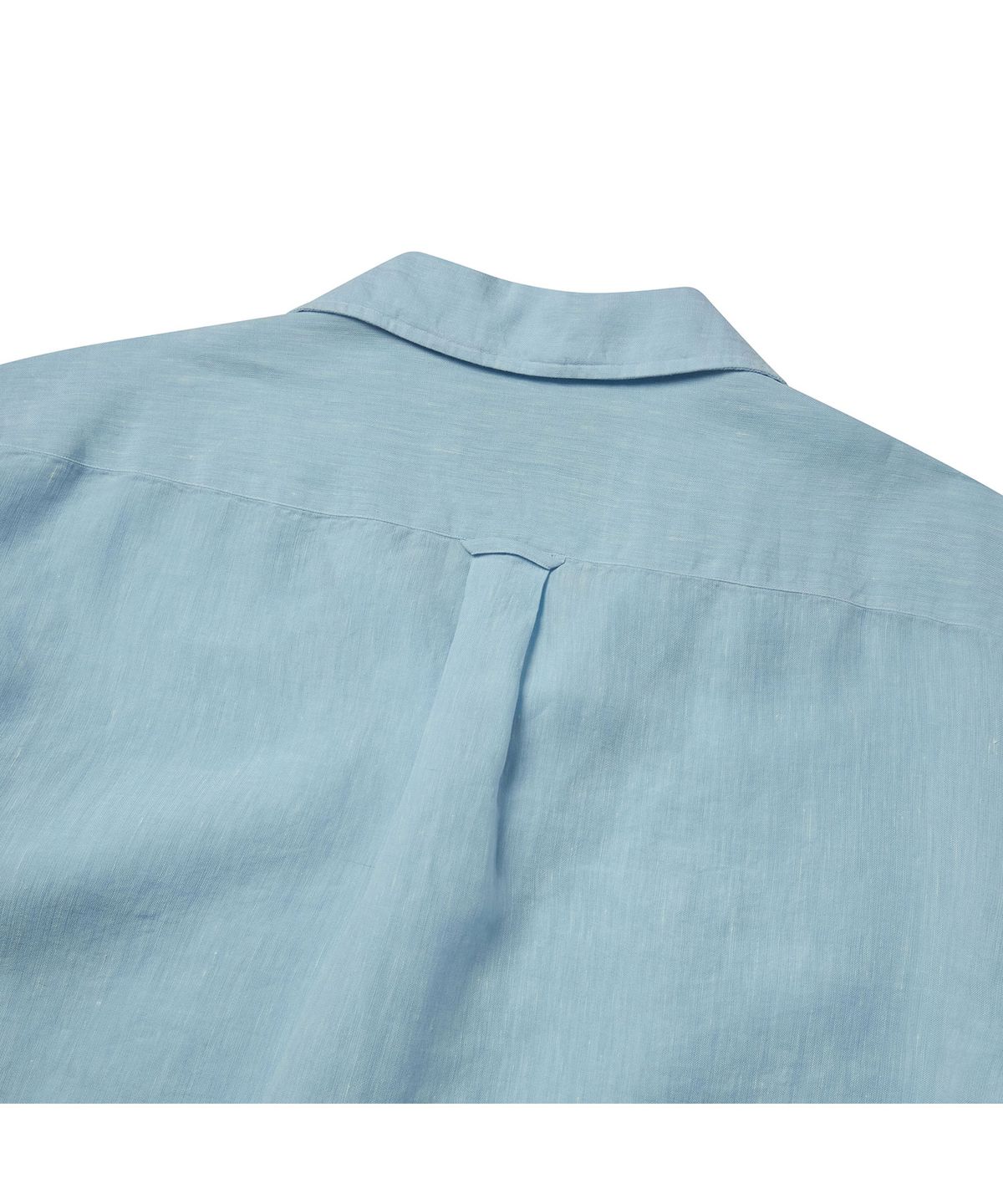 프로드셔츠(PRODESHIRT) [세미오버] 쿠반 오픈카라 린넨 셔츠 (스카이)