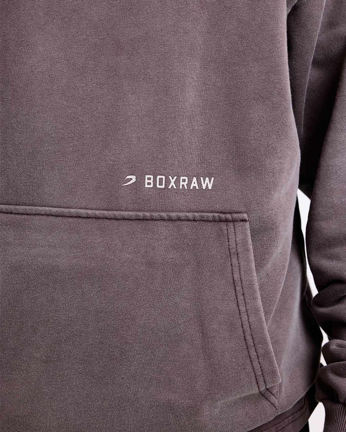 복스로(BOXRAW) 스파링 클럽 오버사이즈 후디 - 남성 M BXRW-SPCLH [워시드 브라운]