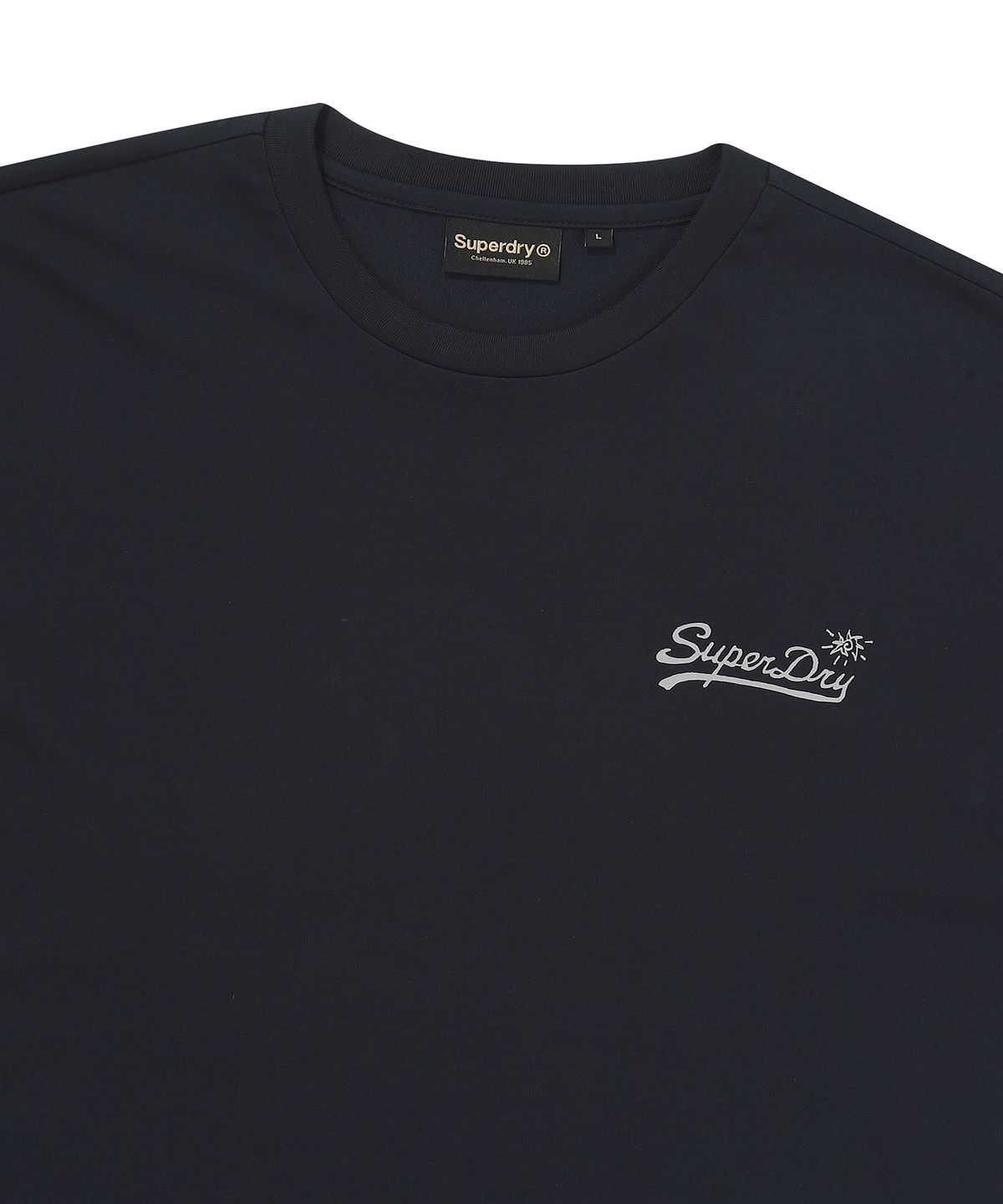 슈퍼드라이(SUPERDRY) 블러 그래픽 티셔츠 다크네이비 SDUISCQ52DNY