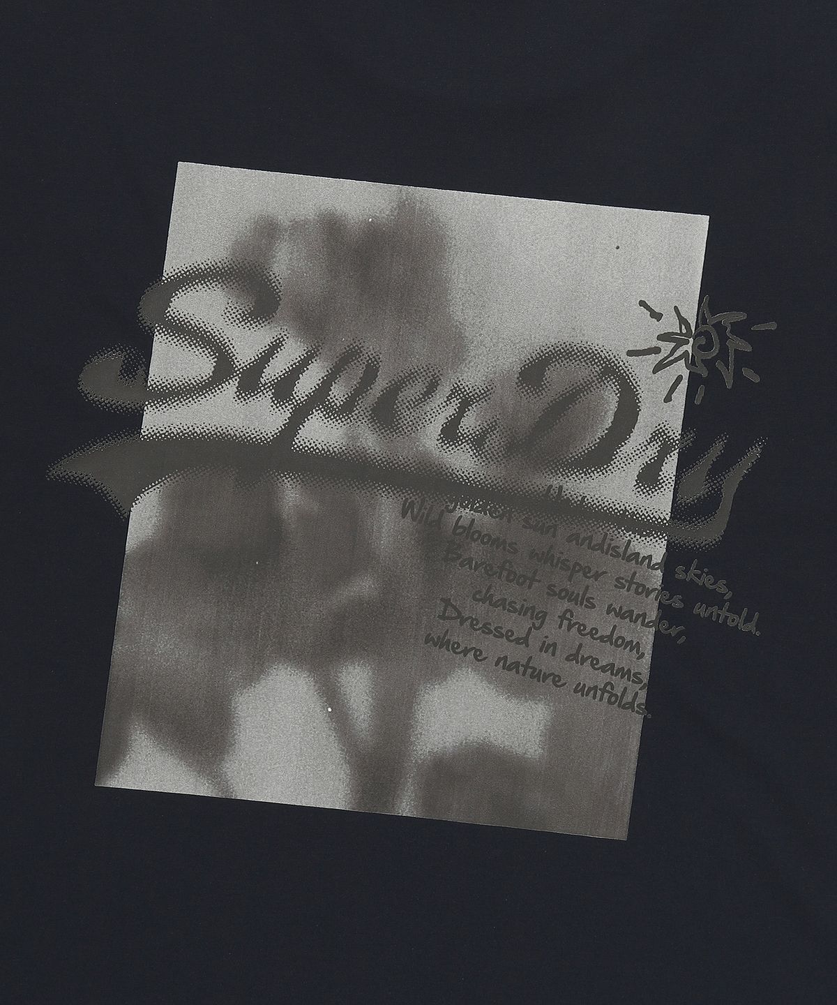 슈퍼드라이(SUPERDRY) 블러 그래픽 티셔츠 다크네이비 SDUISCQ52DNY