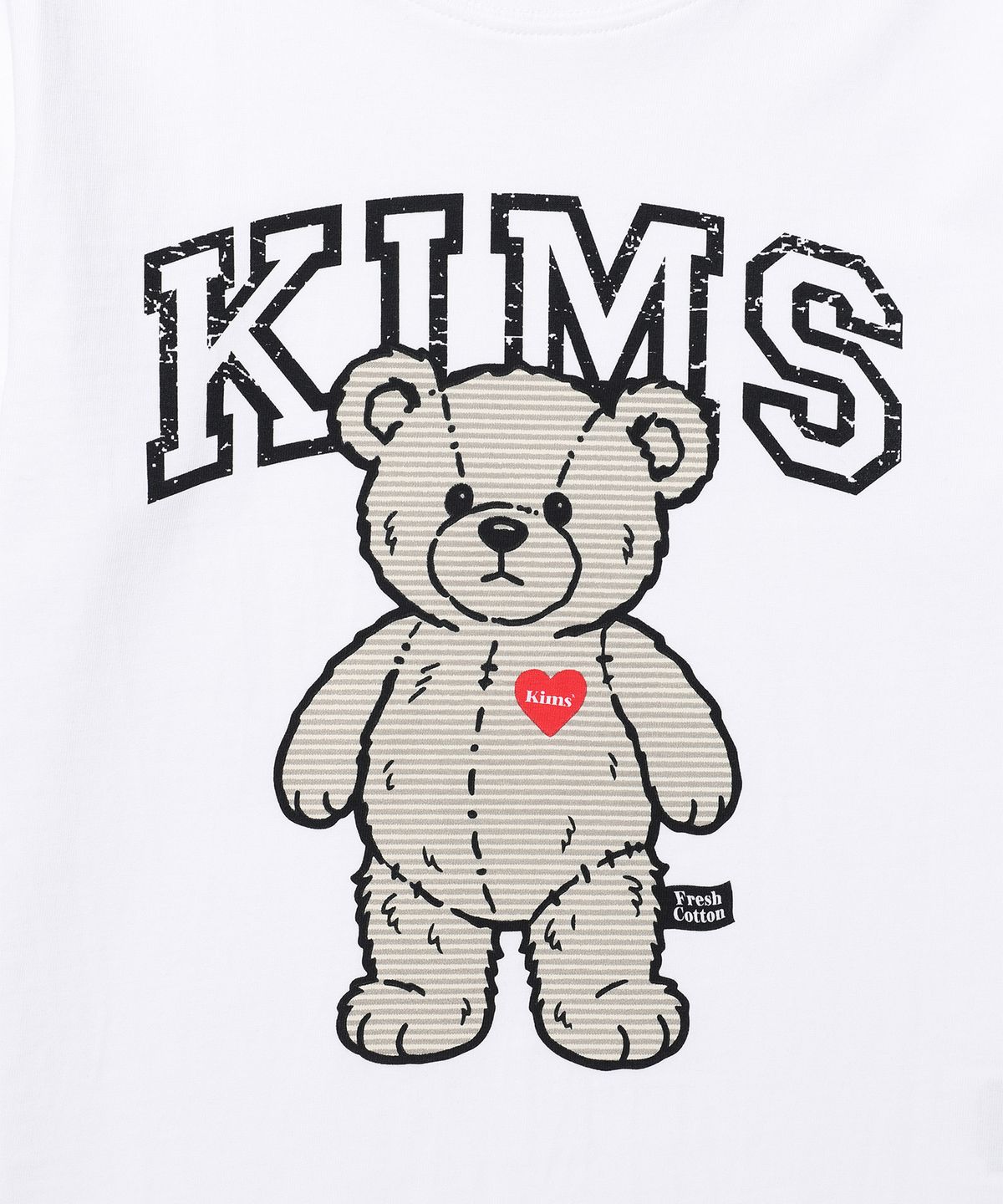 킴스 프레시 코튼 마켓(KIMS FRESH COTTON MARKET) 구피 리틀 베어 티셔츠 그레이