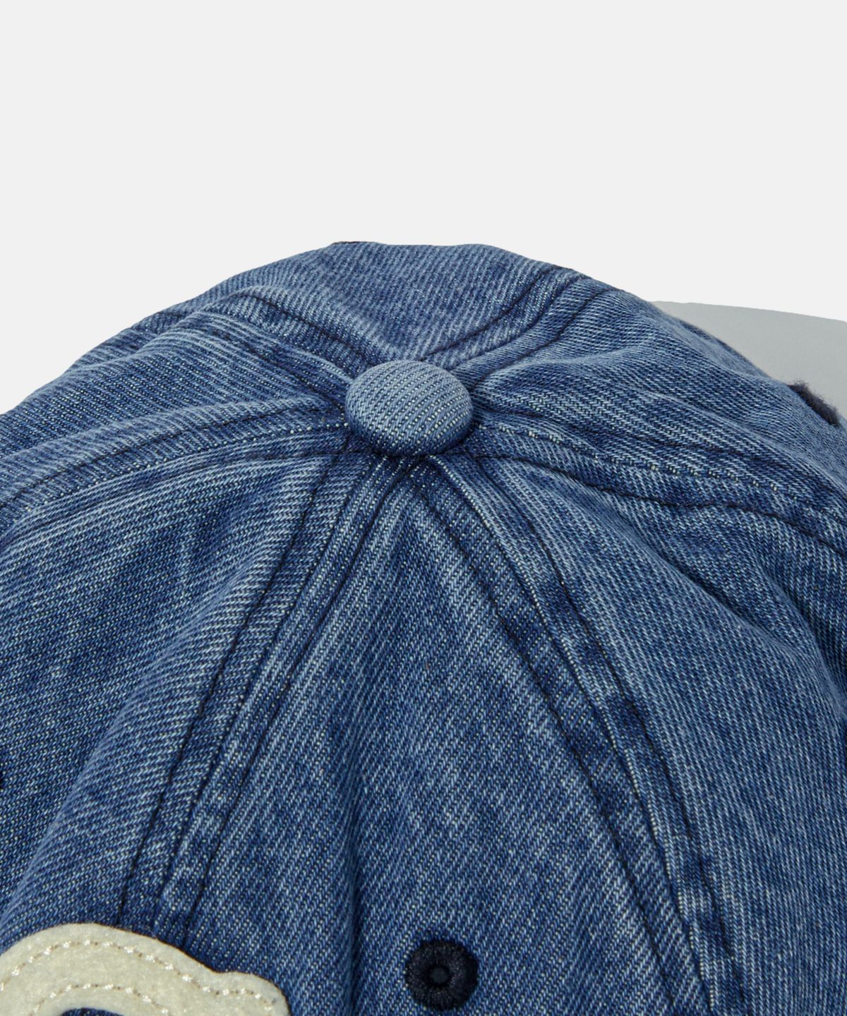 에스피오나지(ESPIONAGE) ESP Letter Washed Denim Cap Letter S