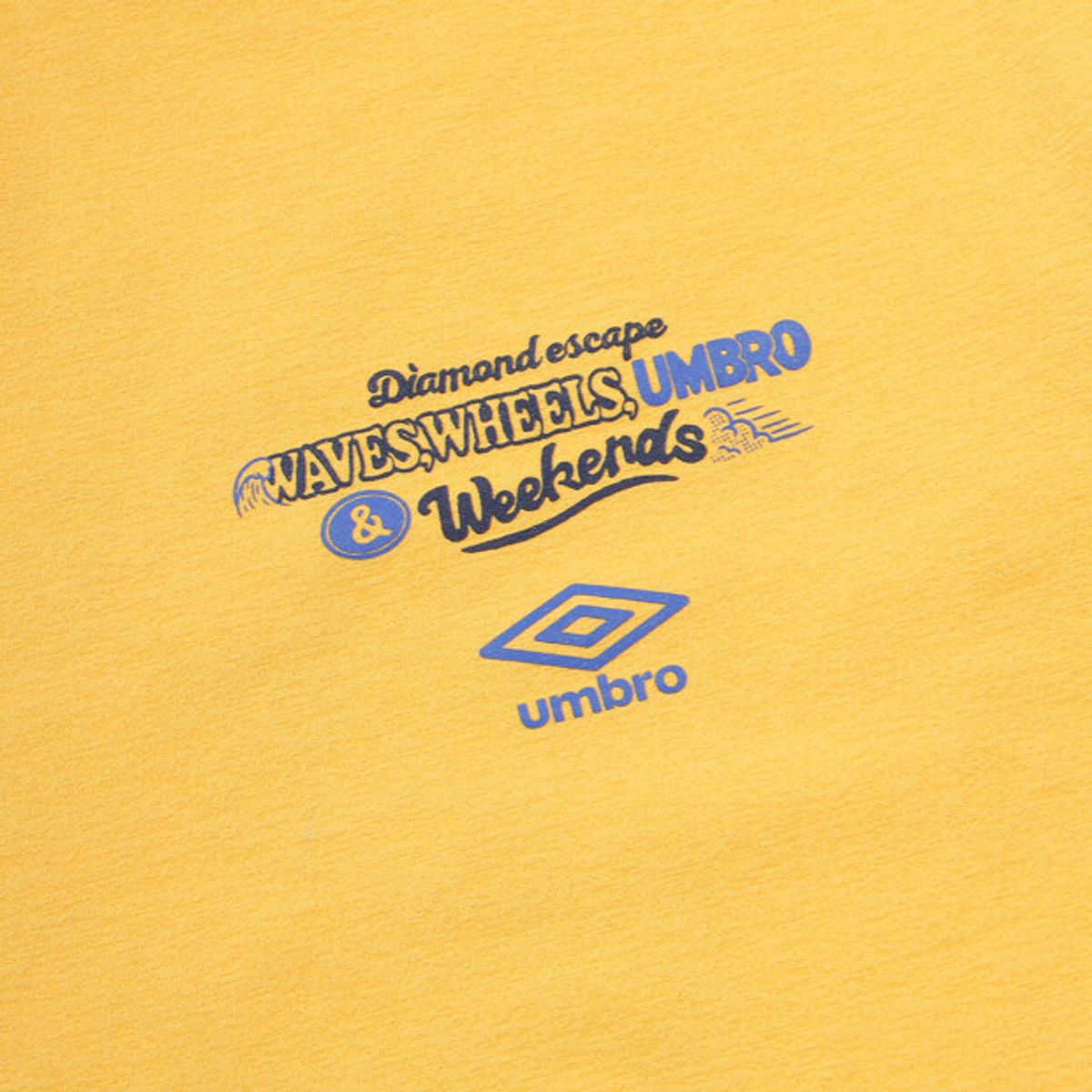 엄브로(UMBRO) [QUICK-DRY] 다이아몬드 이스케이프 자동차 프레쉬 반팔 티셔츠  옐로우 UR223CRS59