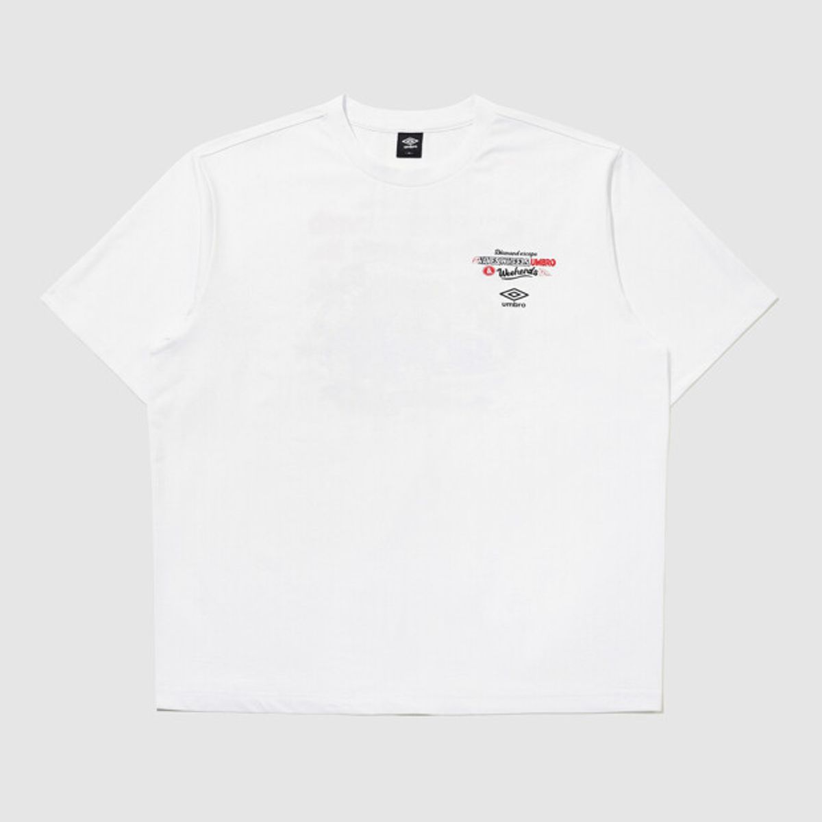 엄브로(UMBRO) [QUICK-DRY] 다이아몬드 이스케이프 자동차 프레쉬 반팔 티셔츠  화이트 UR223CRS59