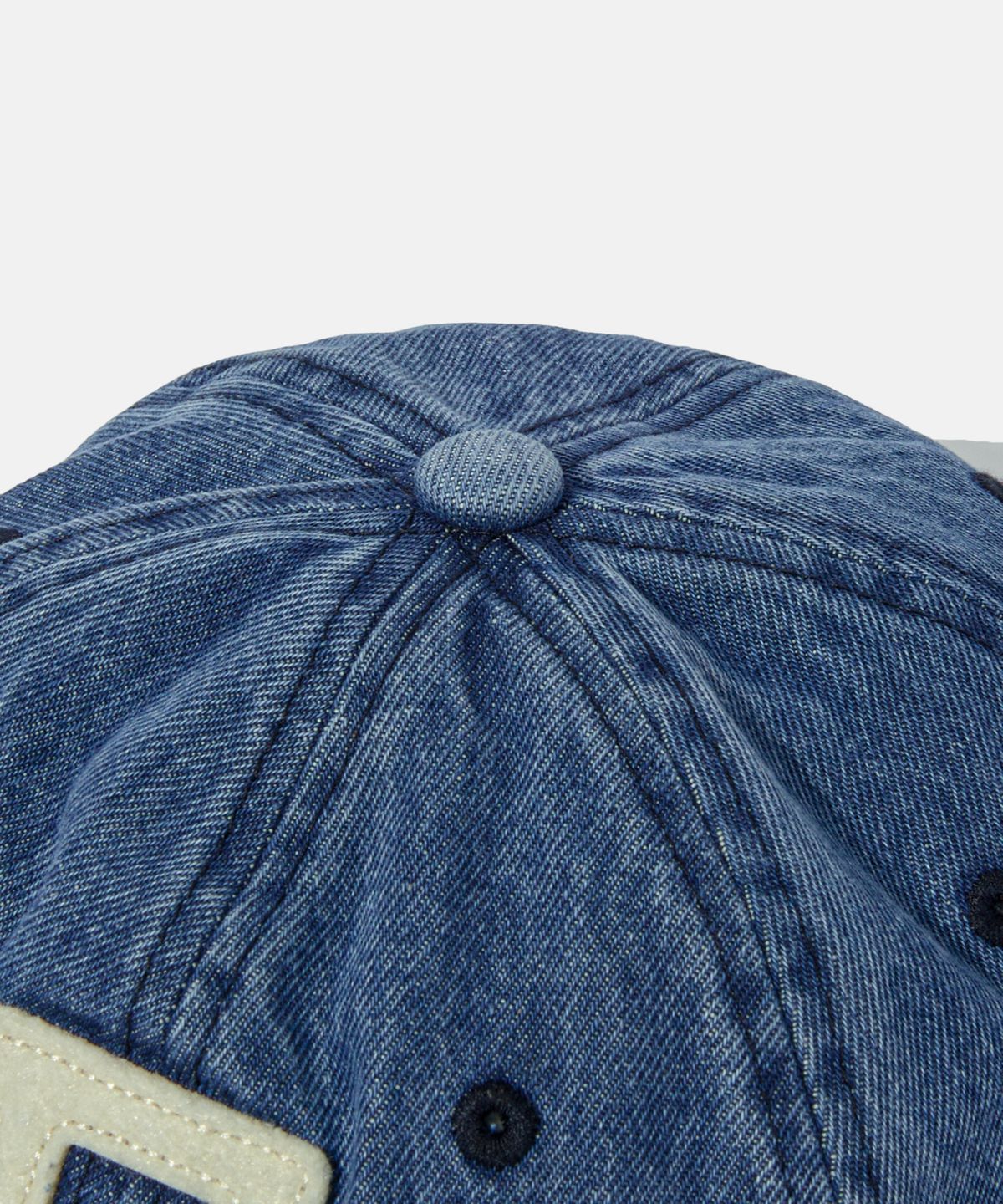 에스피오나지(ESPIONAGE) ESP Letter Washed Denim Cap Letter E