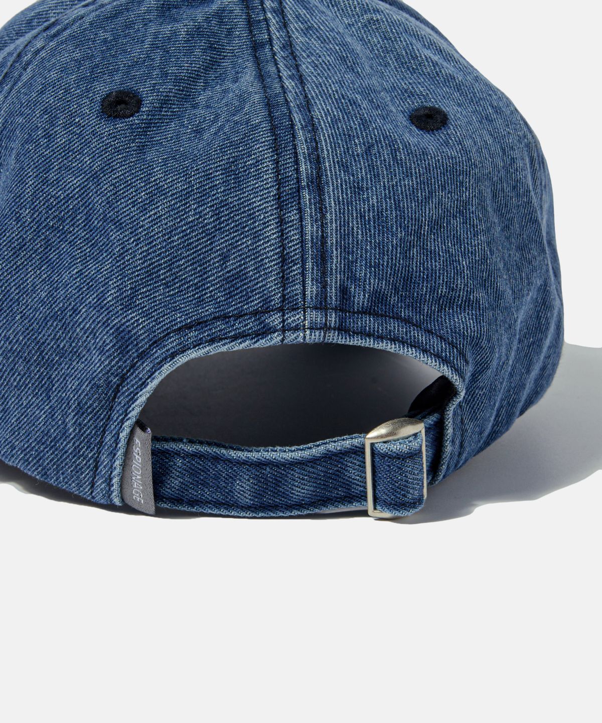 에스피오나지(ESPIONAGE) ESP Letter Washed Denim Cap Letter E