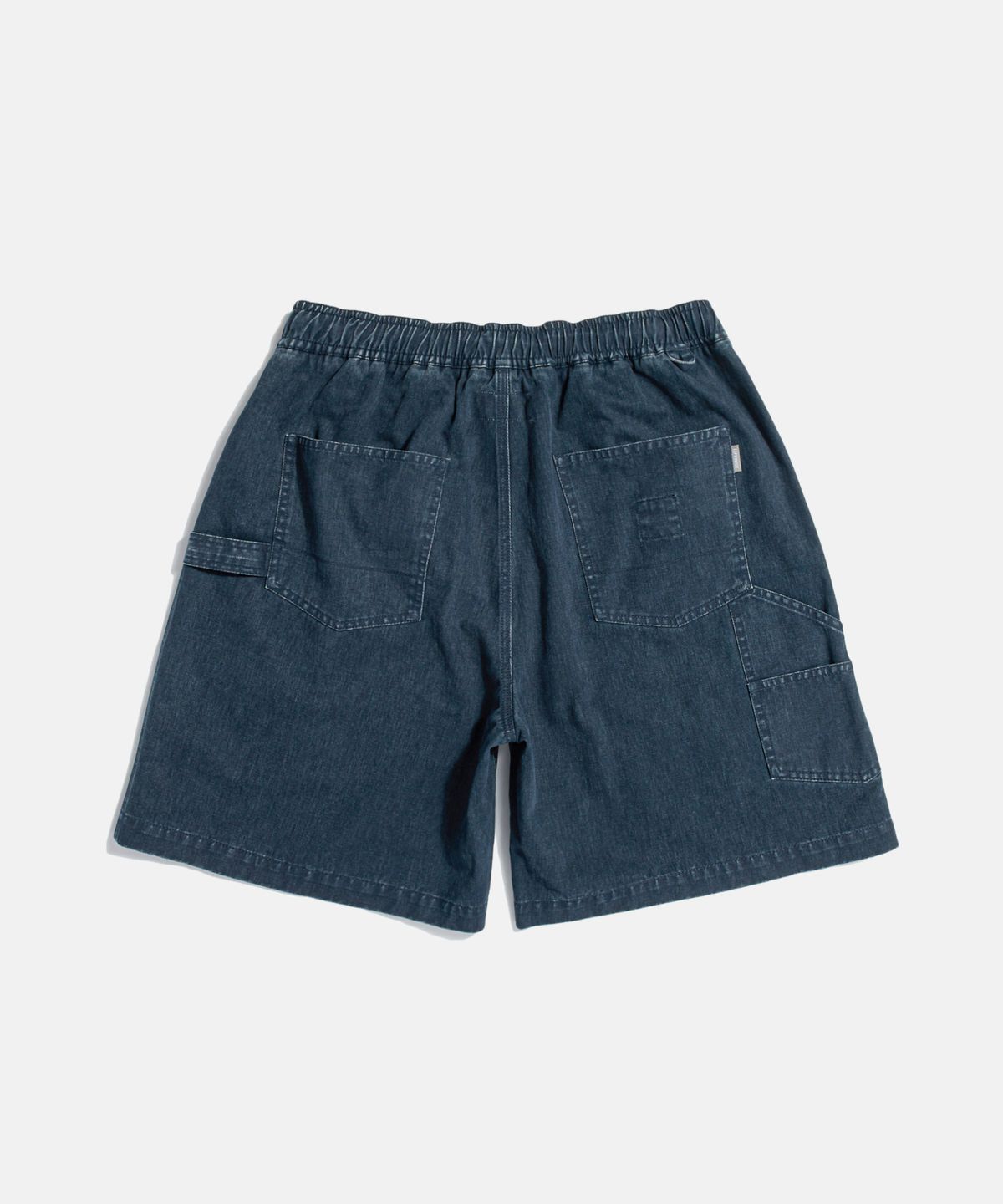 에스피오나지(ESPIONAGE) Vintage Cotton Painter Shorts Navy