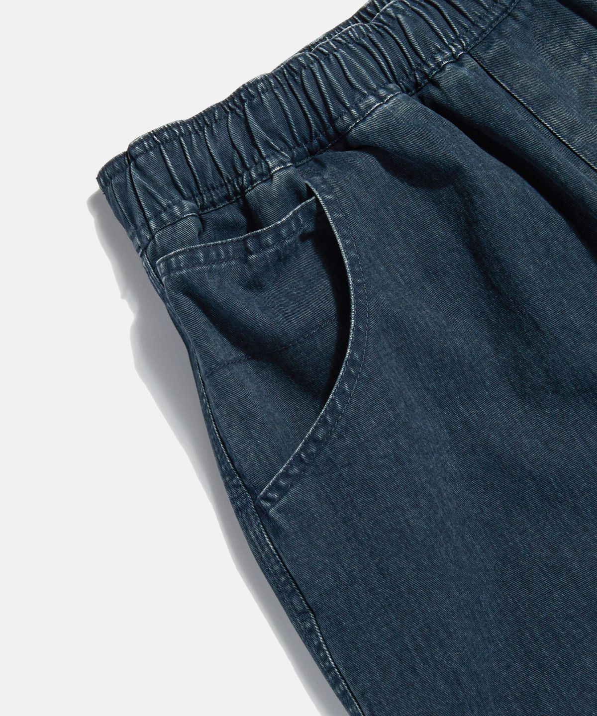 에스피오나지(ESPIONAGE) Vintage Cotton Painter Shorts Navy