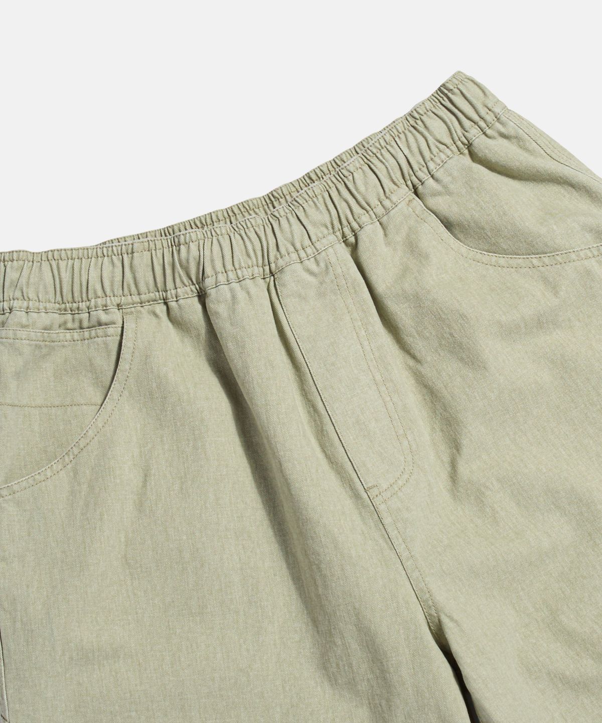 에스피오나지(ESPIONAGE) Vintage Cotton Painter Shorts Bone Beige