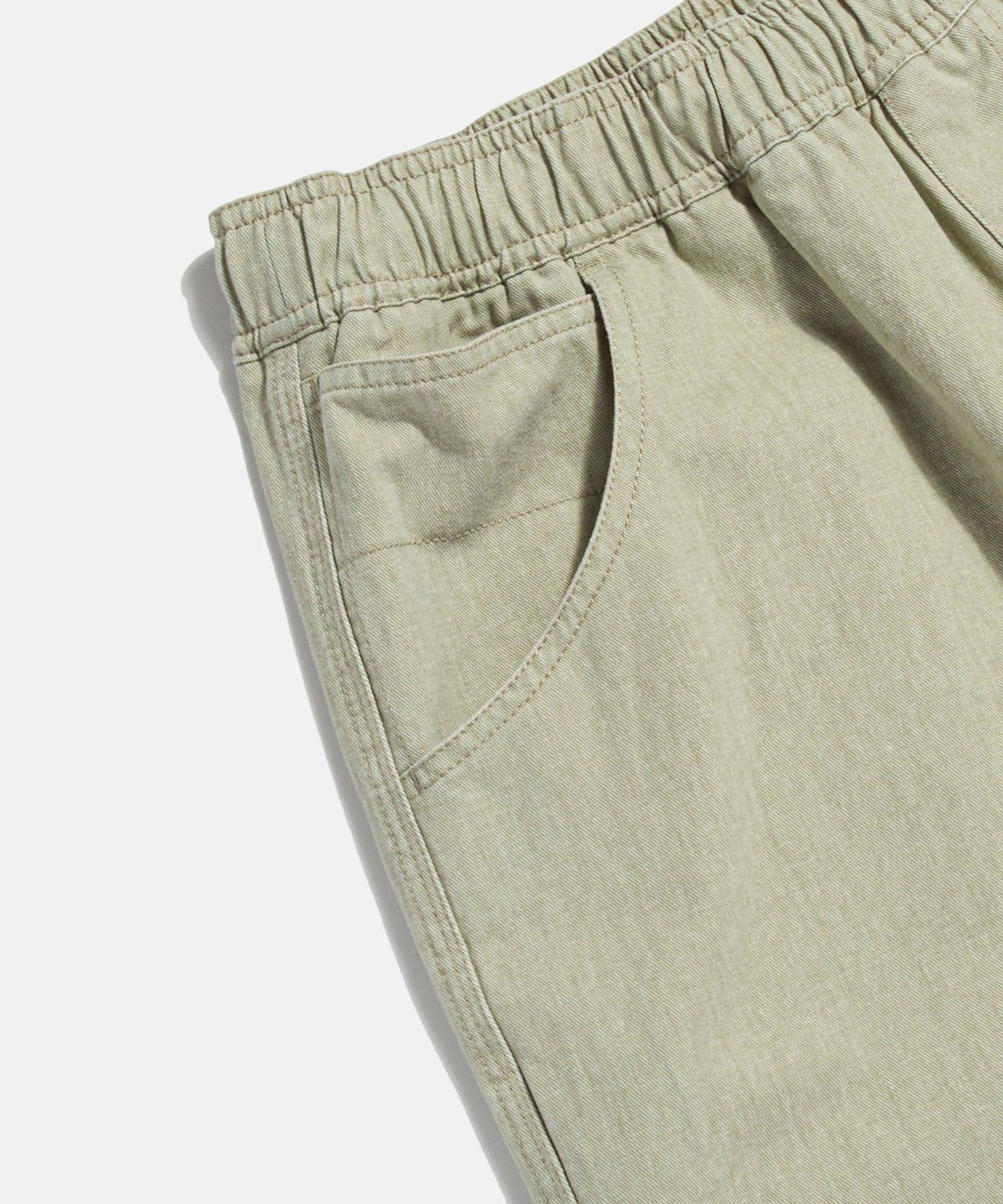에스피오나지(ESPIONAGE) Vintage Cotton Painter Shorts Bone Beige