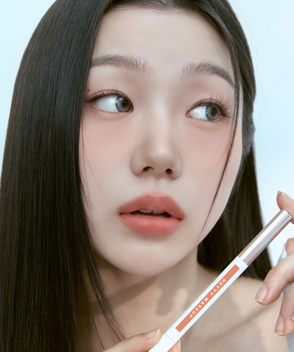 헤비메이크업(HEVVY MAKEUP) [SET] 블러링 슬립핏 립치크 6colors + 언더톤 플럼핏 립펜슬 4colors (+ 미니퍼프)