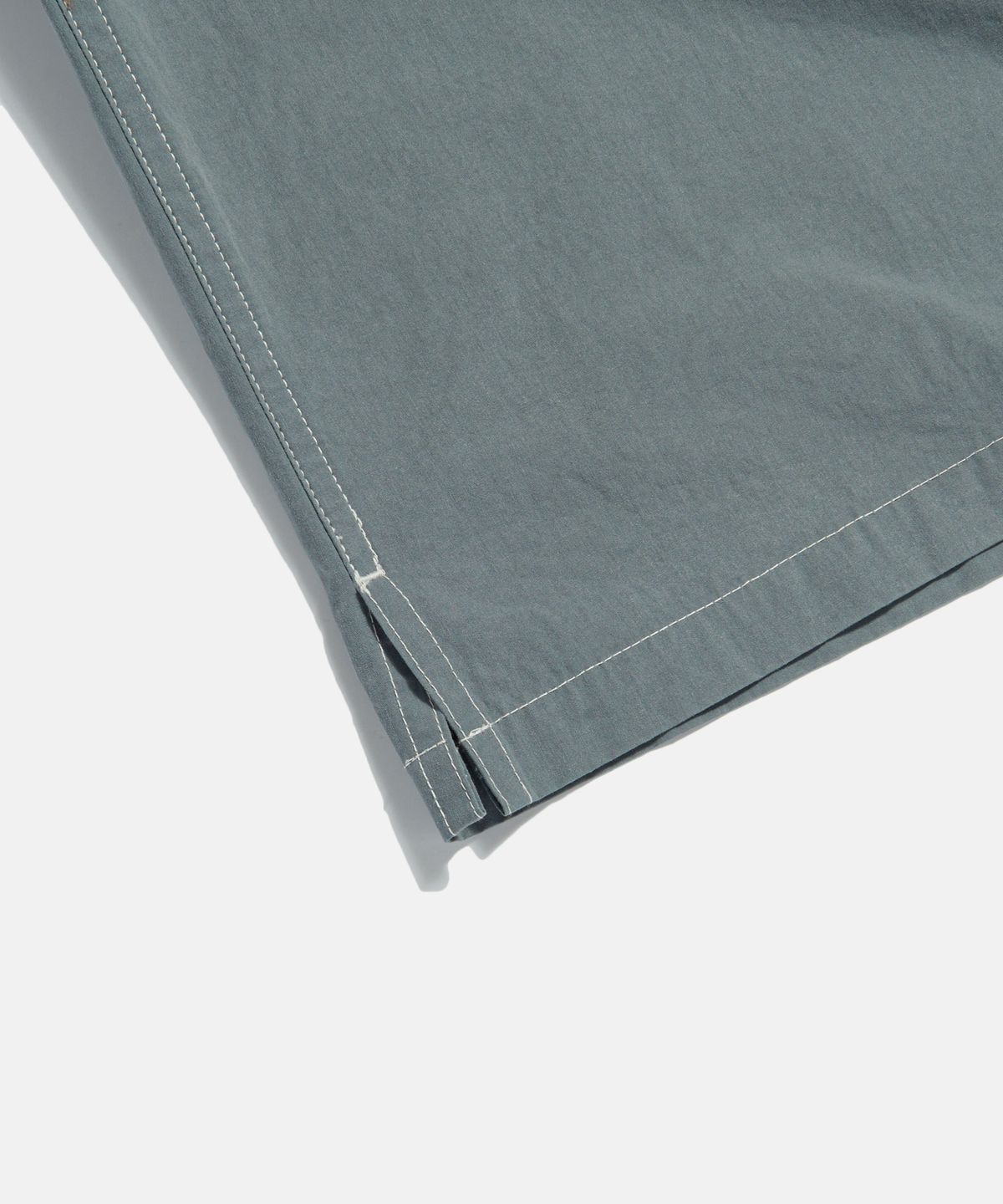 에스피오나지(ESPIONAGE) Blues Music Half Zip Work Shirt Steel Blue