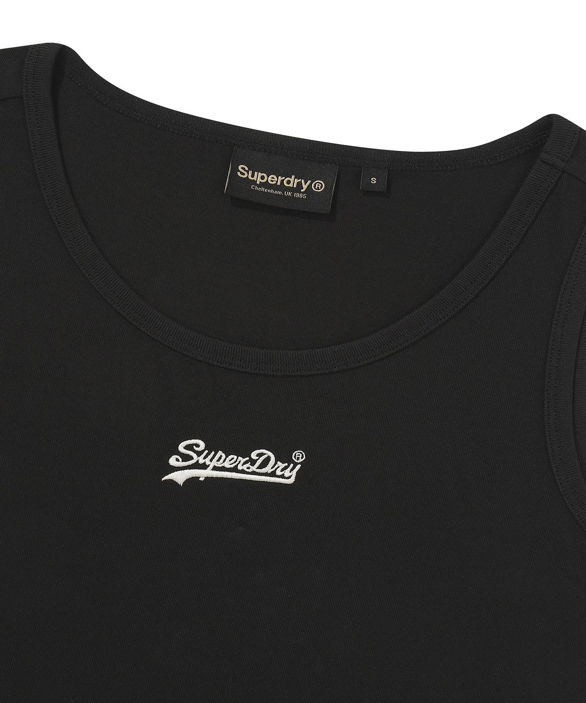 슈퍼드라이(SUPERDRY) 우먼스 OG 로고 슬리브 블랙 SDFIVCQ48BLK