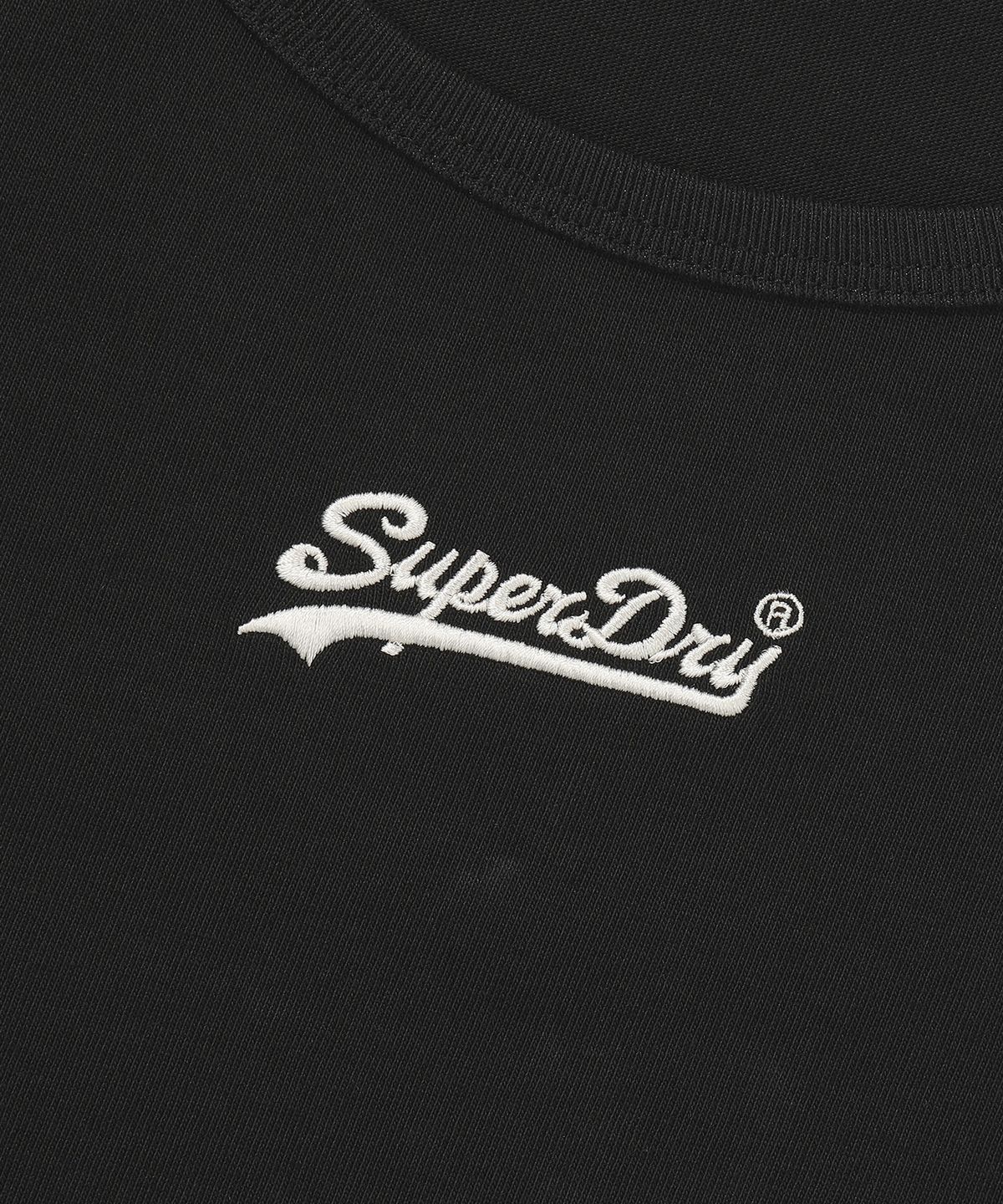 슈퍼드라이(SUPERDRY) 우먼스 OG 로고 슬리브 블랙 SDFIVCQ48BLK