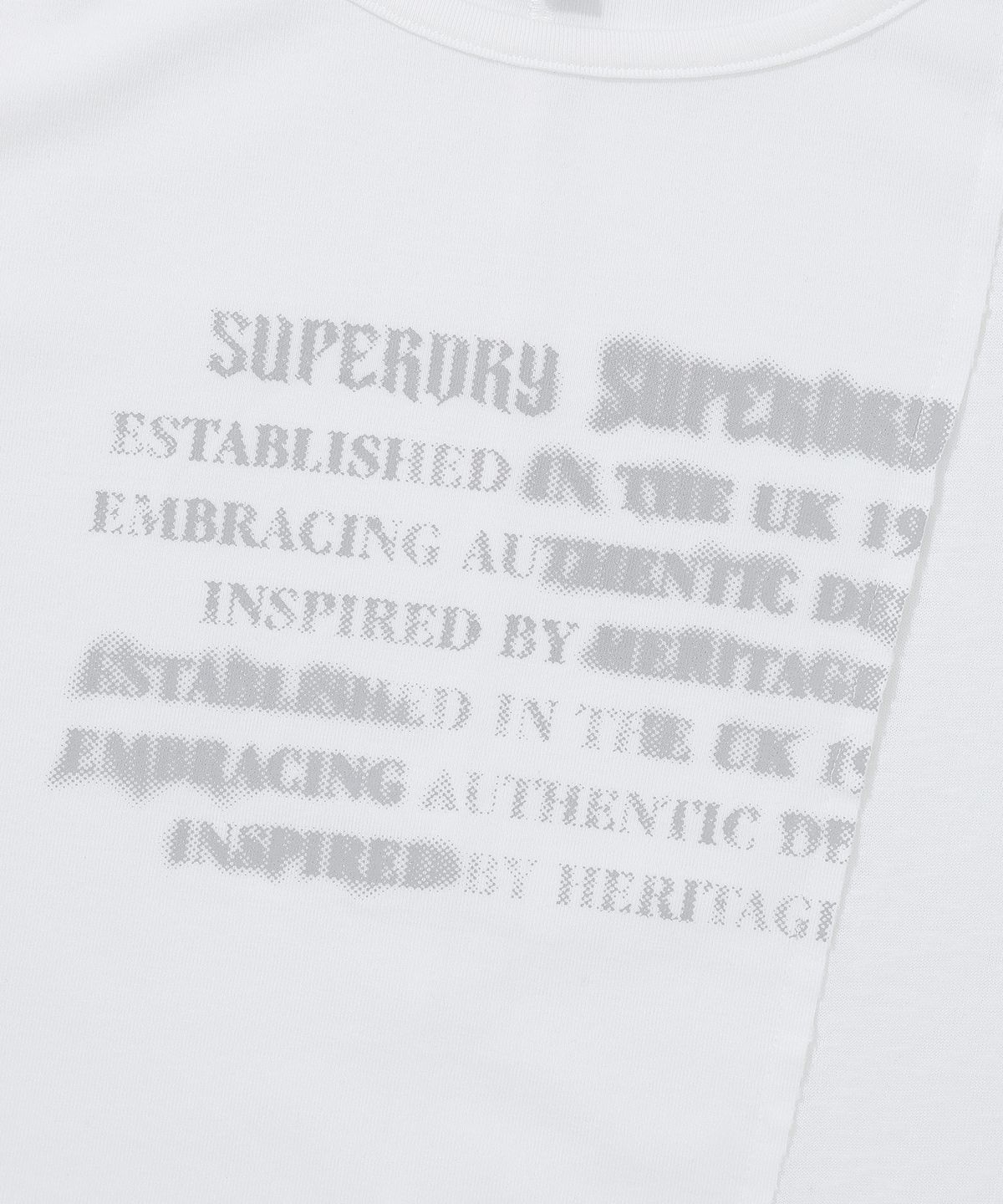 슈퍼드라이(SUPERDRY) 우먼스 커팅 슬리브리스 화이트 SDFIVCQ49WHT