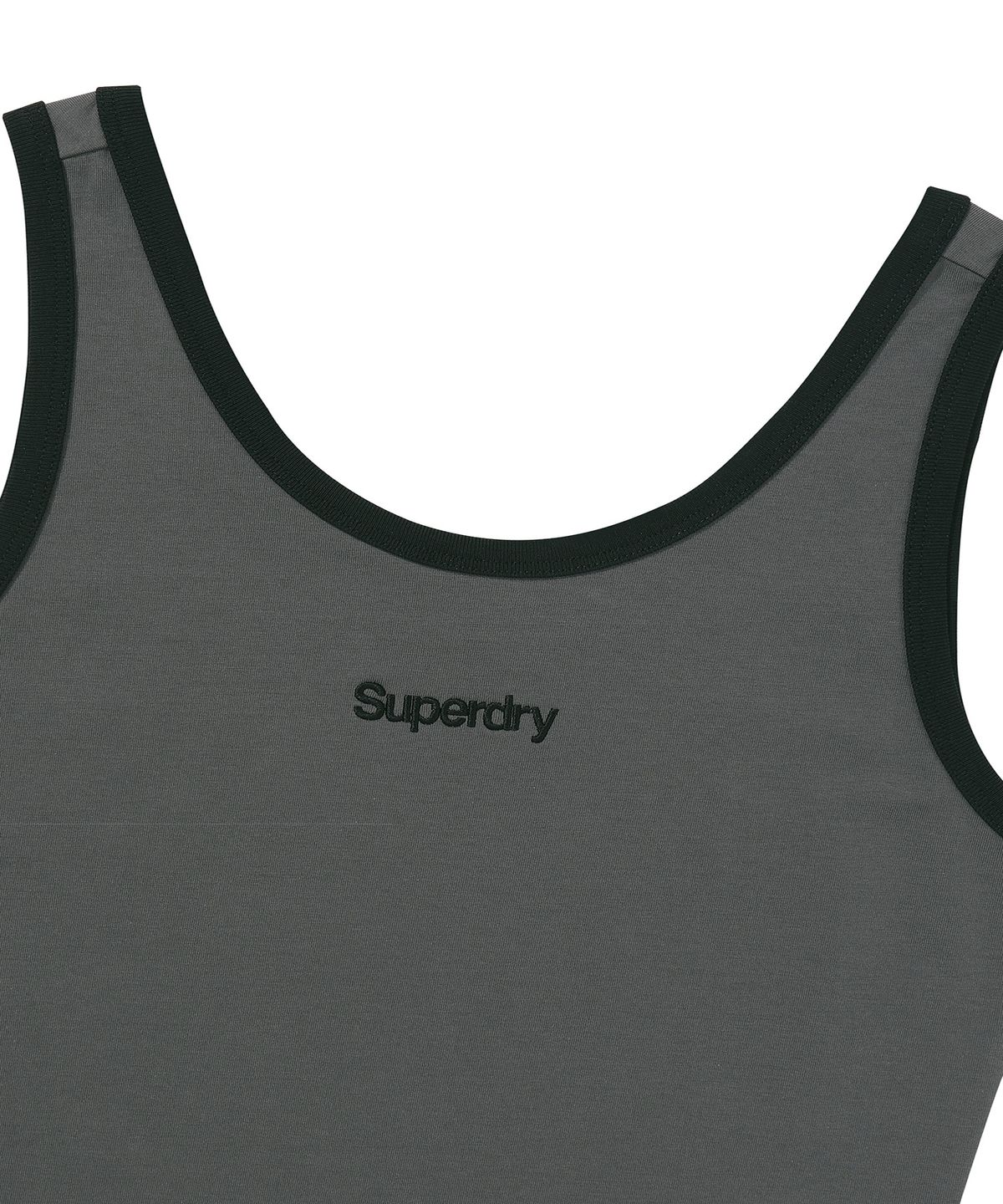 슈퍼드라이(SUPERDRY) 우먼스 코어 슬리브리스 다크 그레이 SDFIVCQ91DGR