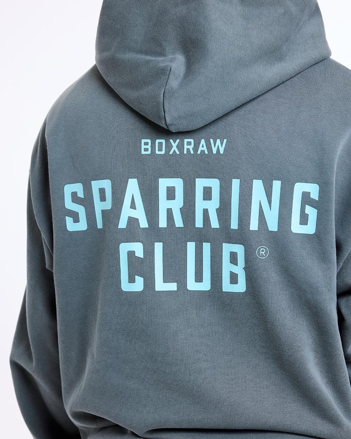 복스로(BOXRAW) 스파링 클럽 오버사이즈 후디 - 남성 M BXRW-SPCLH [워시드 차콜]