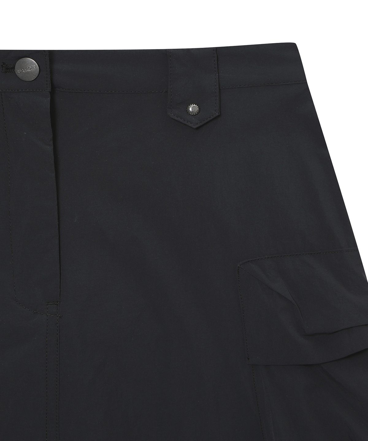 슈퍼드라이(SUPERDRY) 우먼스 나일론 포켓 스커트 블랙 SDFLKCQ42BLK