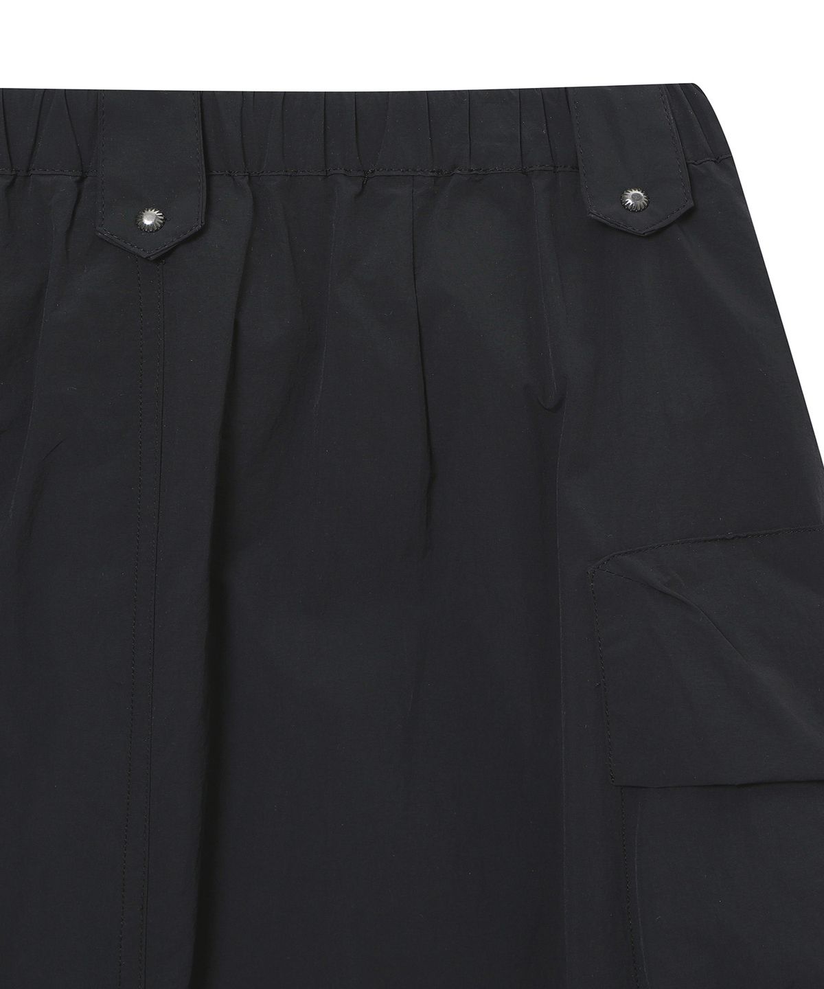 슈퍼드라이(SUPERDRY) 우먼스 나일론 포켓 스커트 블랙 SDFLKCQ42BLK