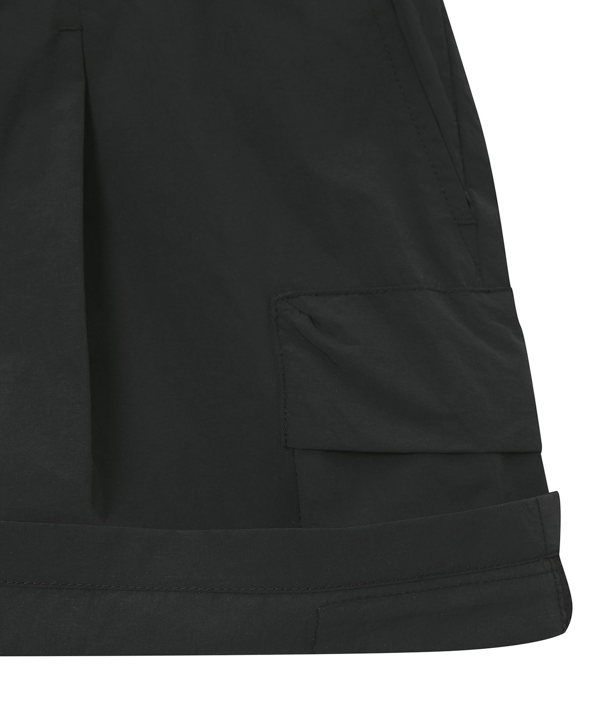 슈퍼드라이(SUPERDRY) 우먼스 나일론 카고 반바지 블랙 SDFLTCQ40BLK