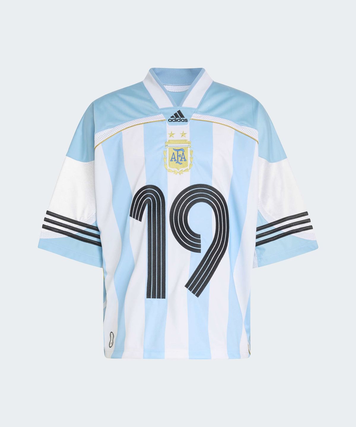 아디다스(ADIDAS) 브링백 리믹스 아르헨티나 저지 - 클리어블루 / KD5982