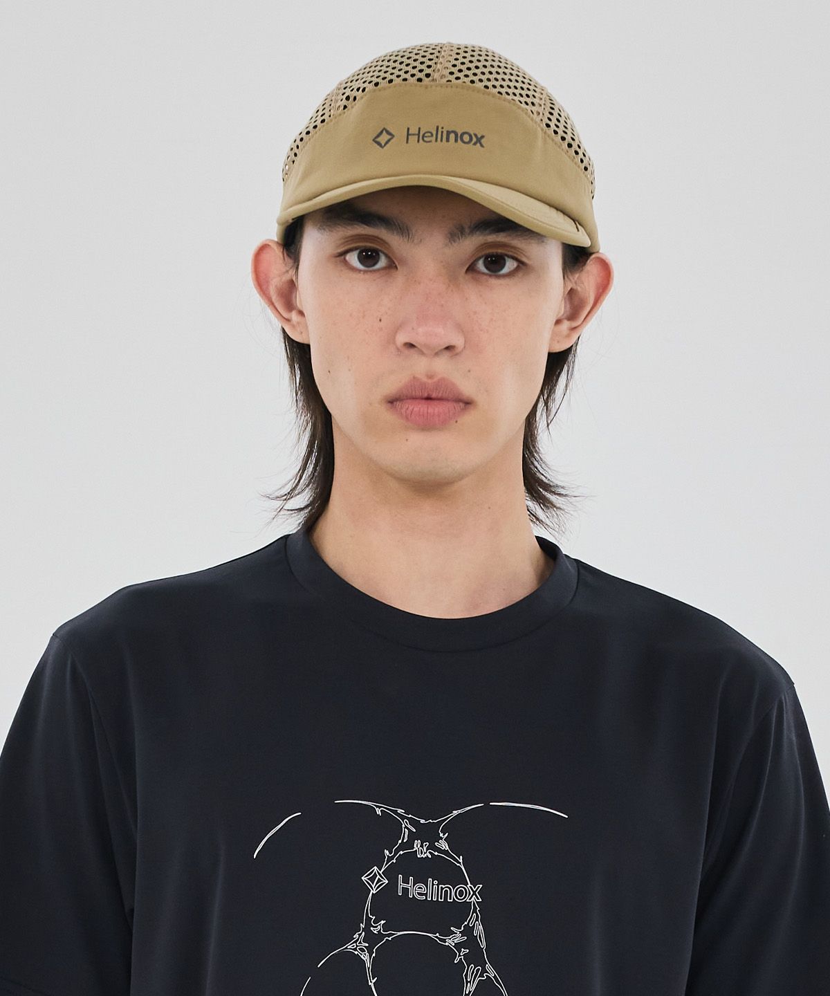 헬리녹스 웨어(HELINOX WEAR) 메쉬 하이브리드 캡_Beige