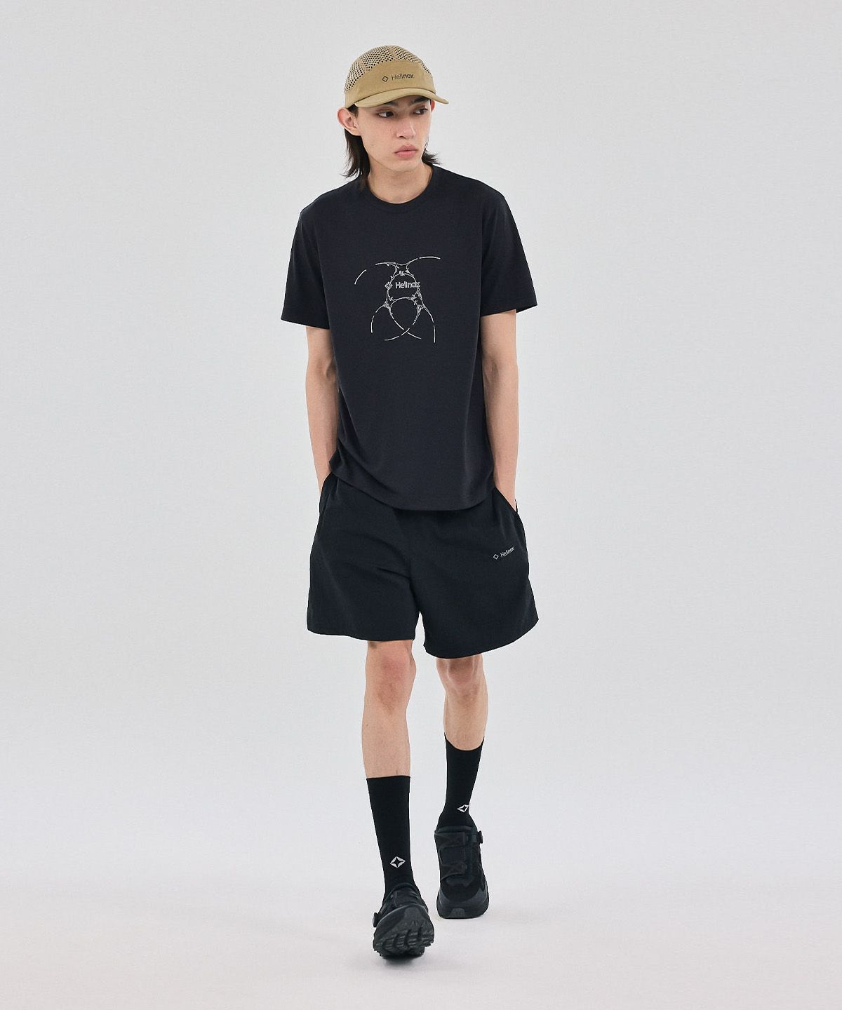 헬리녹스 웨어(HELINOX WEAR) 메쉬 하이브리드 캡_Beige