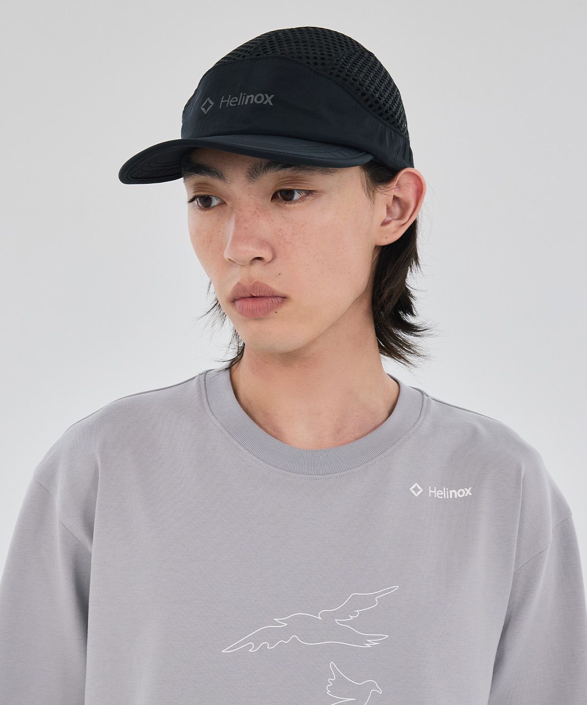 헬리녹스 웨어(HELINOX WEAR) 메쉬 하이브리드 캡_Black