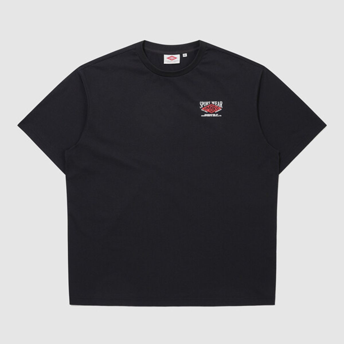 엄브로(UMBRO) [QUICK-DRY] HBL 아카이브 로고 프레쉬 반팔 티셔츠 블랙 UR224CRS52