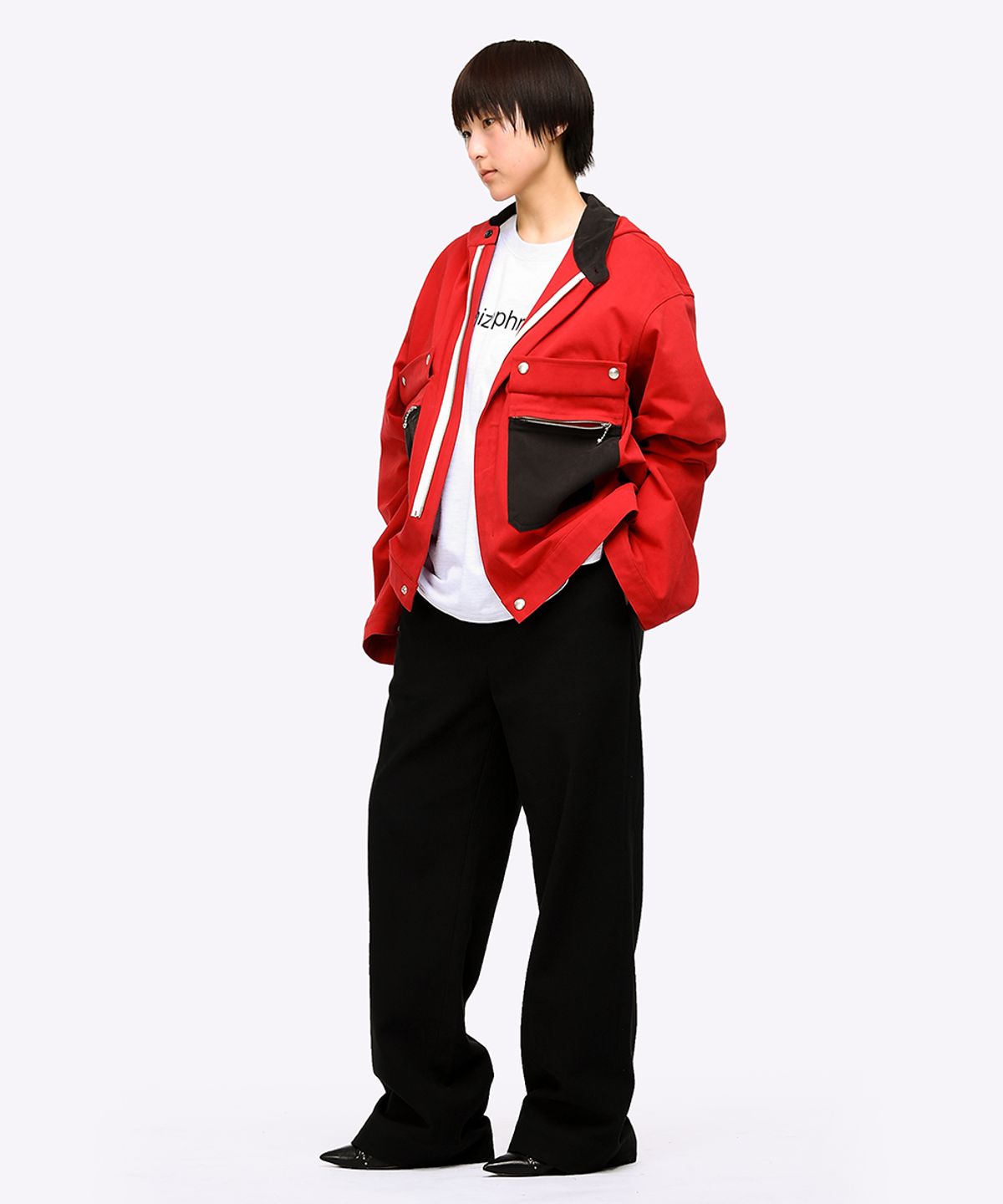 퀘스트앤게스트(QUEST&GUEST) French Army Jacket (Red)
