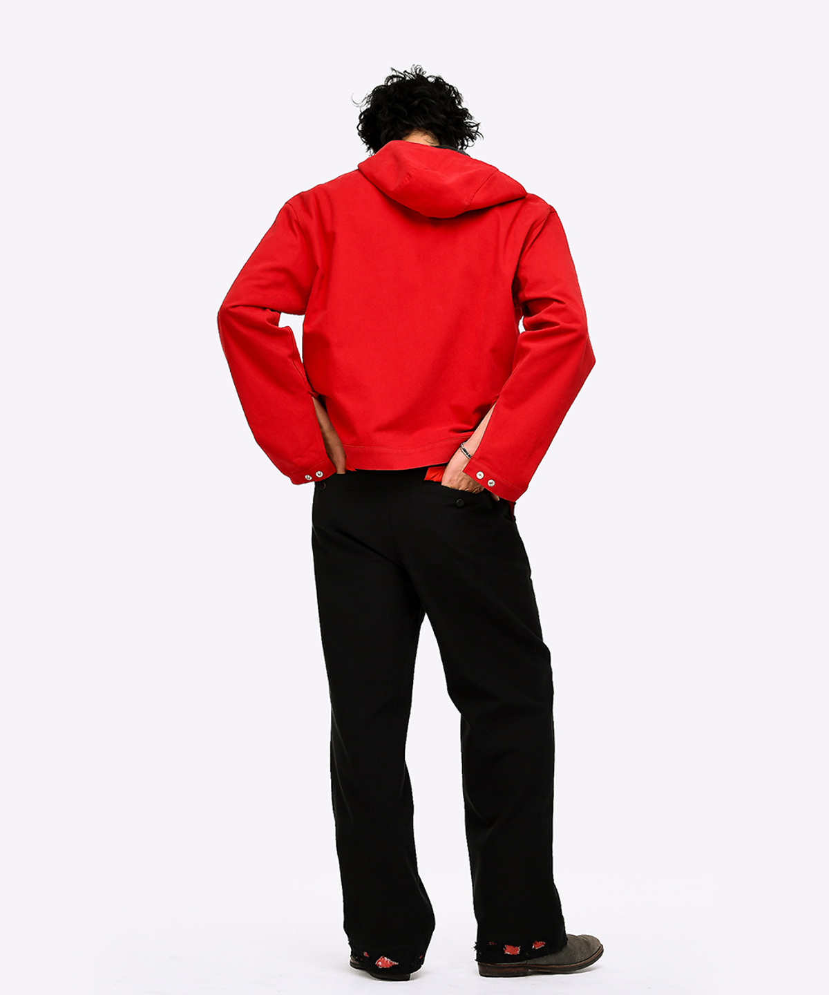 퀘스트앤게스트(QUEST&GUEST) French Army Jacket (Red)
