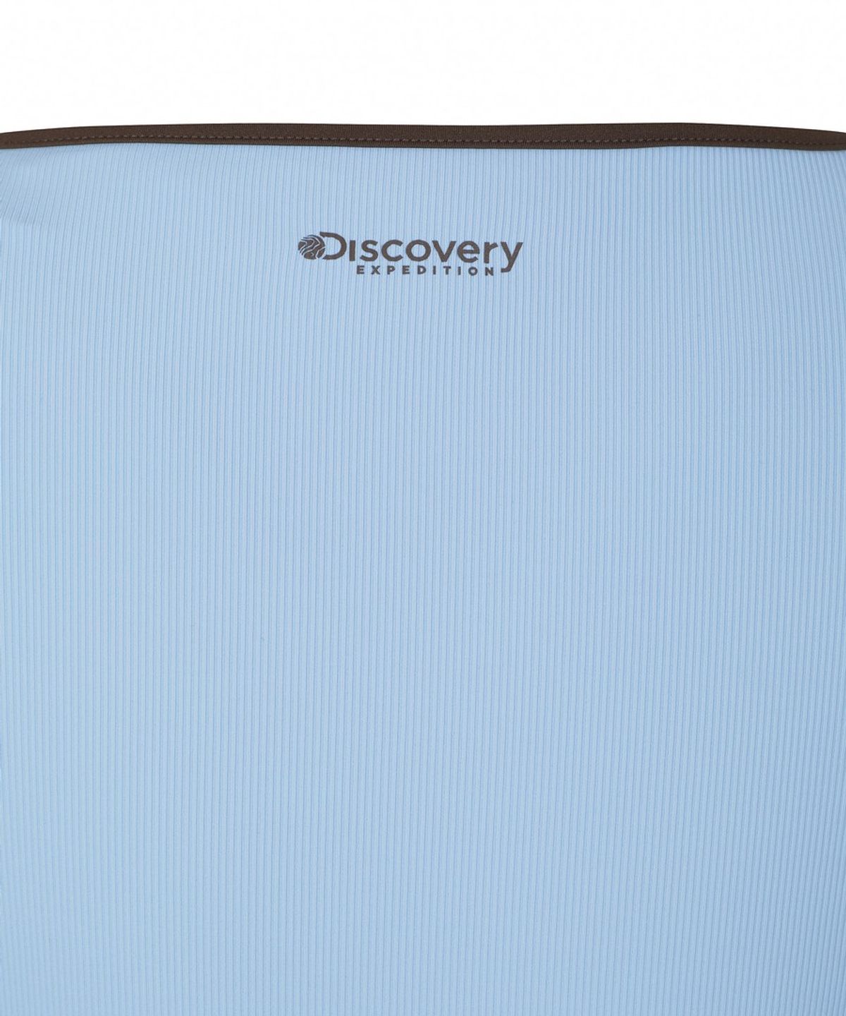 디스커버리 익스페디션(DISCOVERY EXPEDITION) 여성 조직감 크롭 래쉬가드 (L/BLUE)