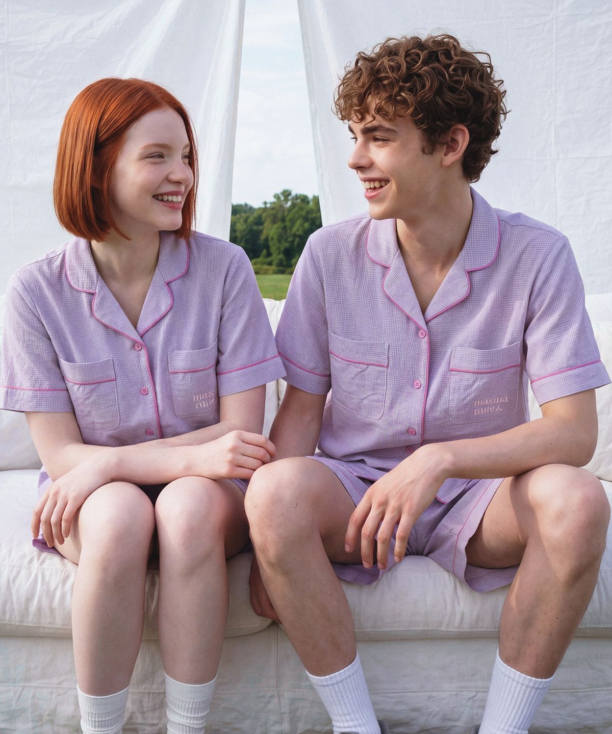 마스마룰즈 어패럴(MASMARULEZ APPAREL) [PACK] Midnight Classic Night Care Pajama Package_4 Colors