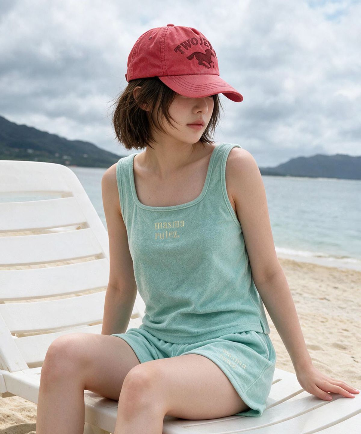 마스마룰즈 어패럴(MASMARULEZ APPAREL) MSMRZ Terry Sleeveless Set-up_Mint