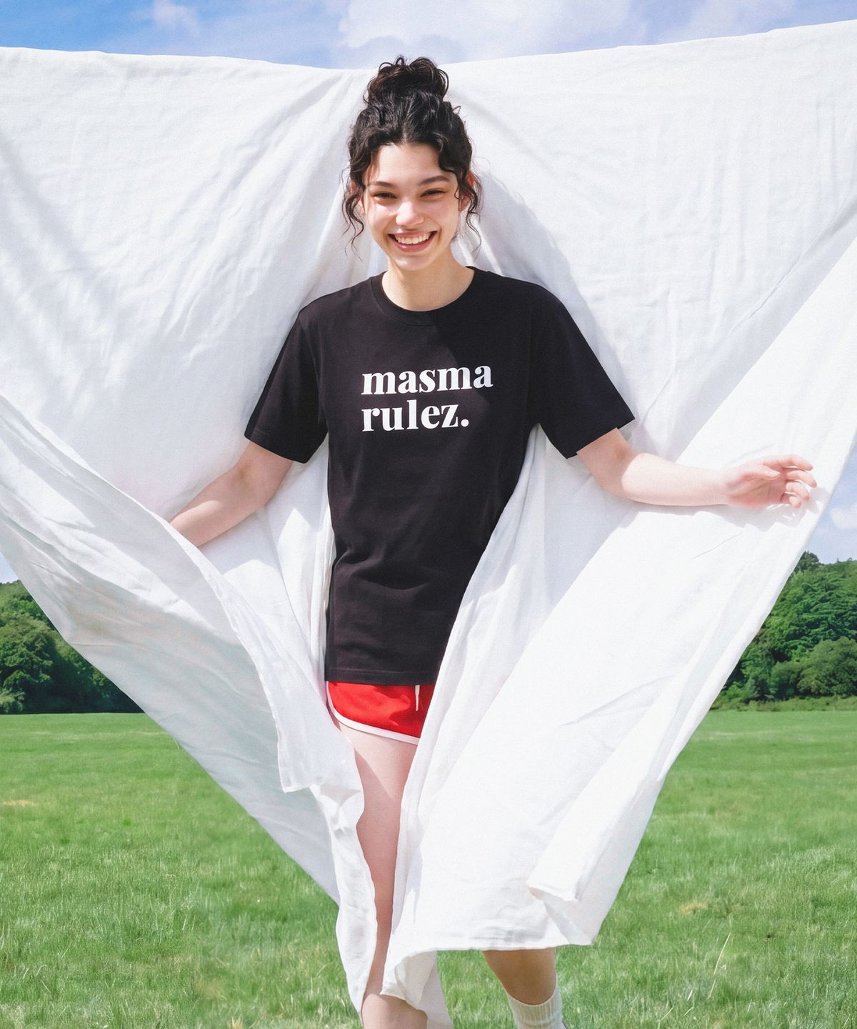 마스마룰즈 어패럴(MASMARULEZ APPAREL) MSMRZ Cool Cotton T-shirt_Black_2 Colors