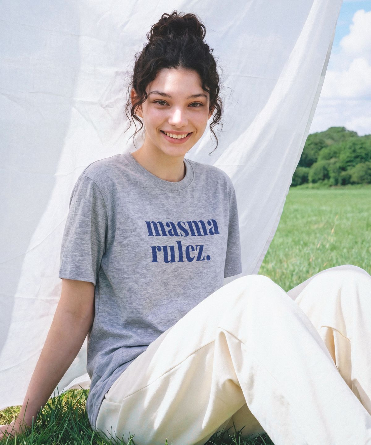 마스마룰즈 어패럴(MASMARULEZ APPAREL) MSMRZ Cool Cotton T-shirt_Melange Gray_2 Colors