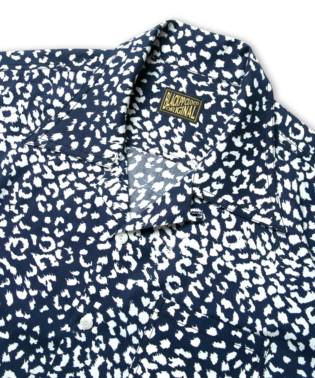 블랙피피(BLACKPP) BLACK PP Wild Leopard Open Collar Shirt