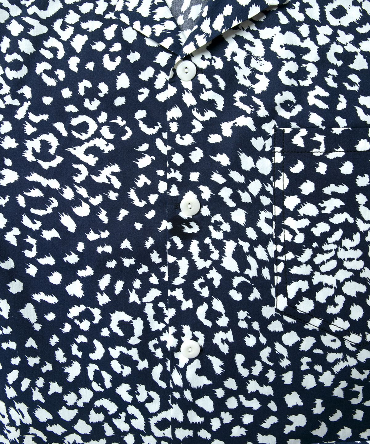 블랙피피(BLACKPP) BLACK PP Wild Leopard Open Collar Shirt