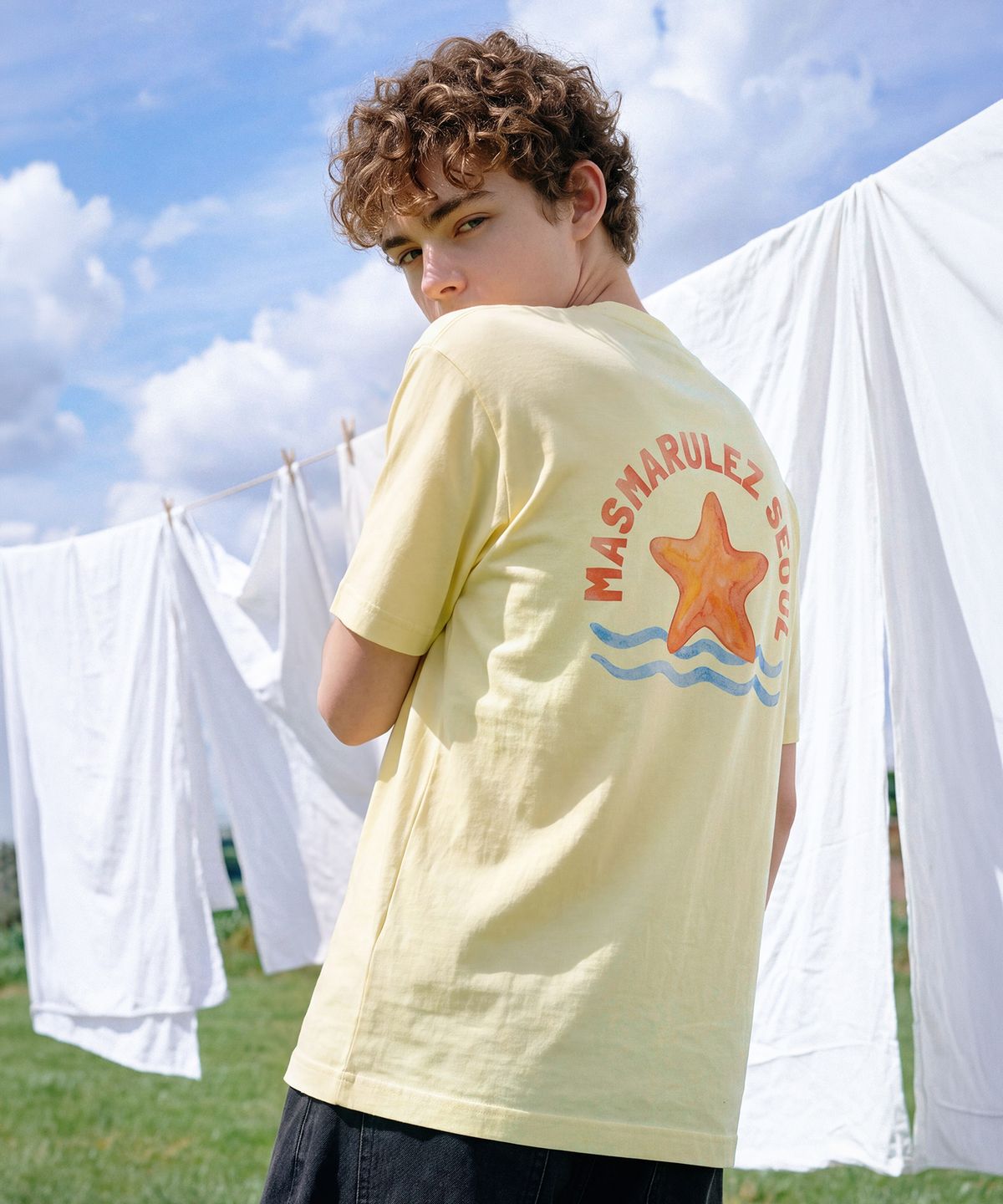 마스마룰즈 어패럴(MASMARULEZ APPAREL) Starfish Cool Cotton T-Shirt_4 Colors