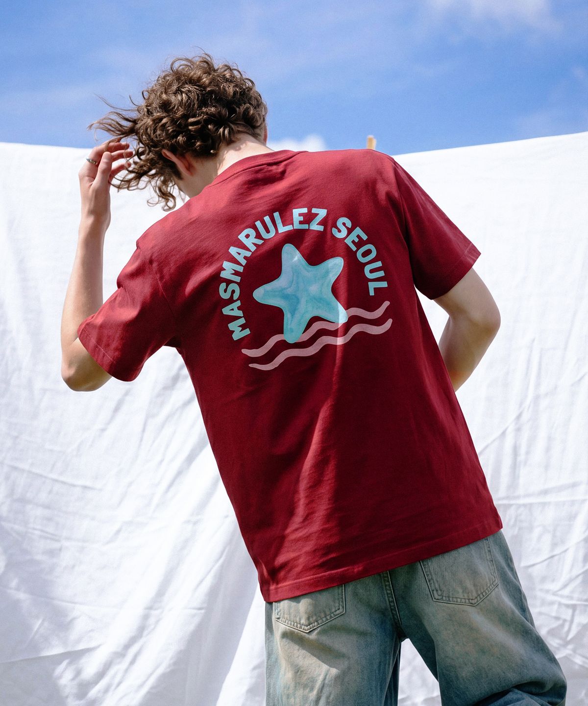 마스마룰즈 어패럴(MASMARULEZ APPAREL) Starfish Cool Cotton T-Shirt_4 Colors