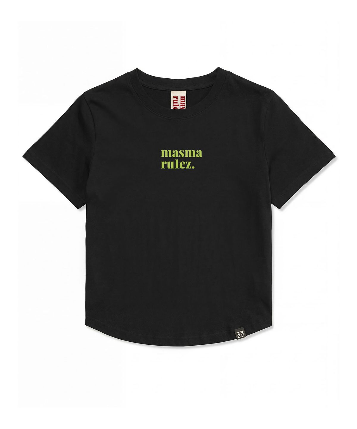 마스마룰즈 어패럴(MASMARULEZ APPAREL) MSMRZ Crop T-shirt_Black_6 Colors