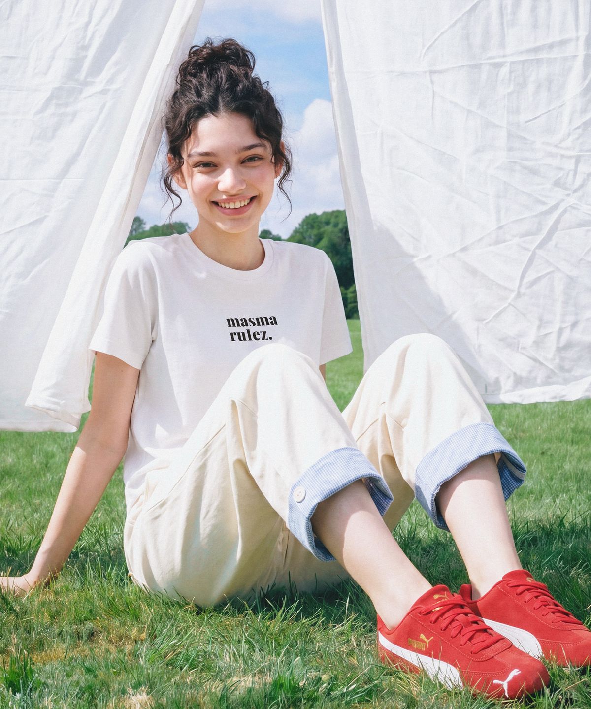 마스마룰즈 어패럴(MASMARULEZ APPAREL) [2PACK] MSMRZ Crop T-shirt_12 Colors