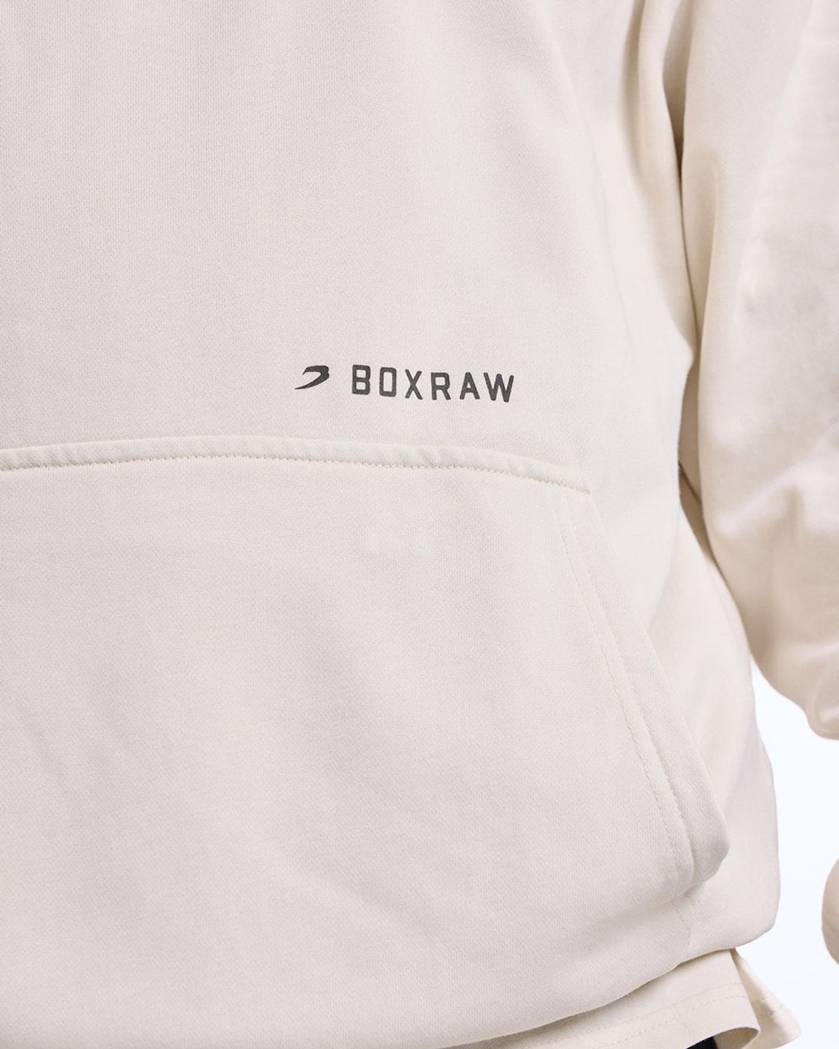 복스로(BOXRAW) 스파링 클럽 오버사이즈 후디 - 남성 M BXRW-SPCLH [워시드 베이지]