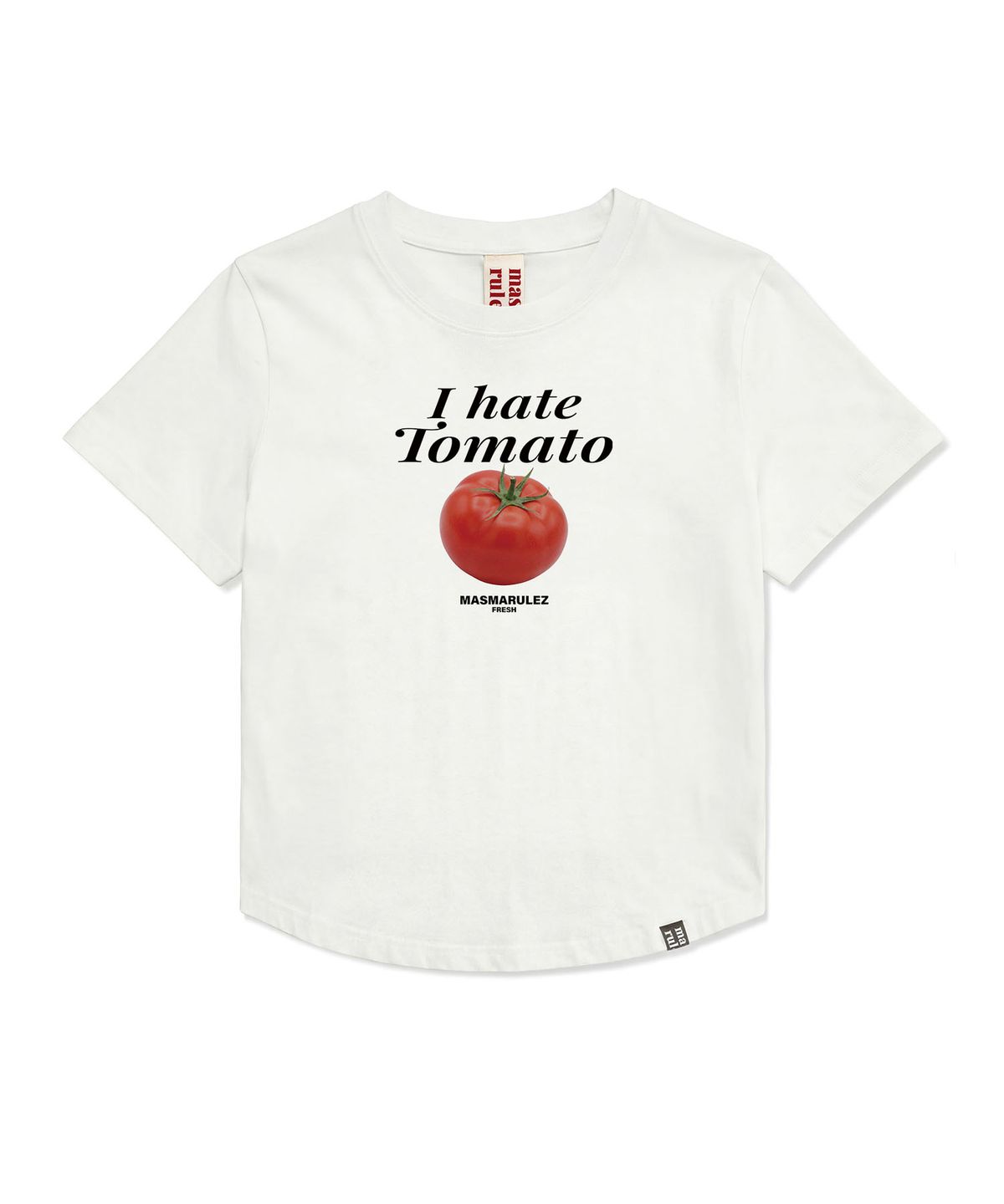마스마룰즈 어패럴(MASMARULEZ APPAREL) Hate Tomato Crop T-shirt_2 Colors