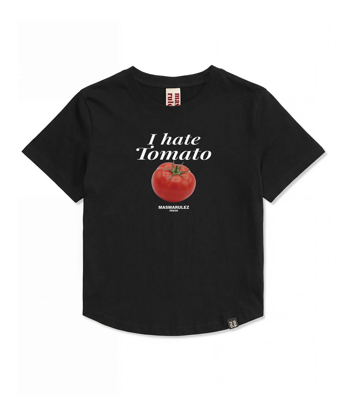 마스마룰즈 어패럴(MASMARULEZ APPAREL) Hate Tomato Crop T-shirt_2 Colors