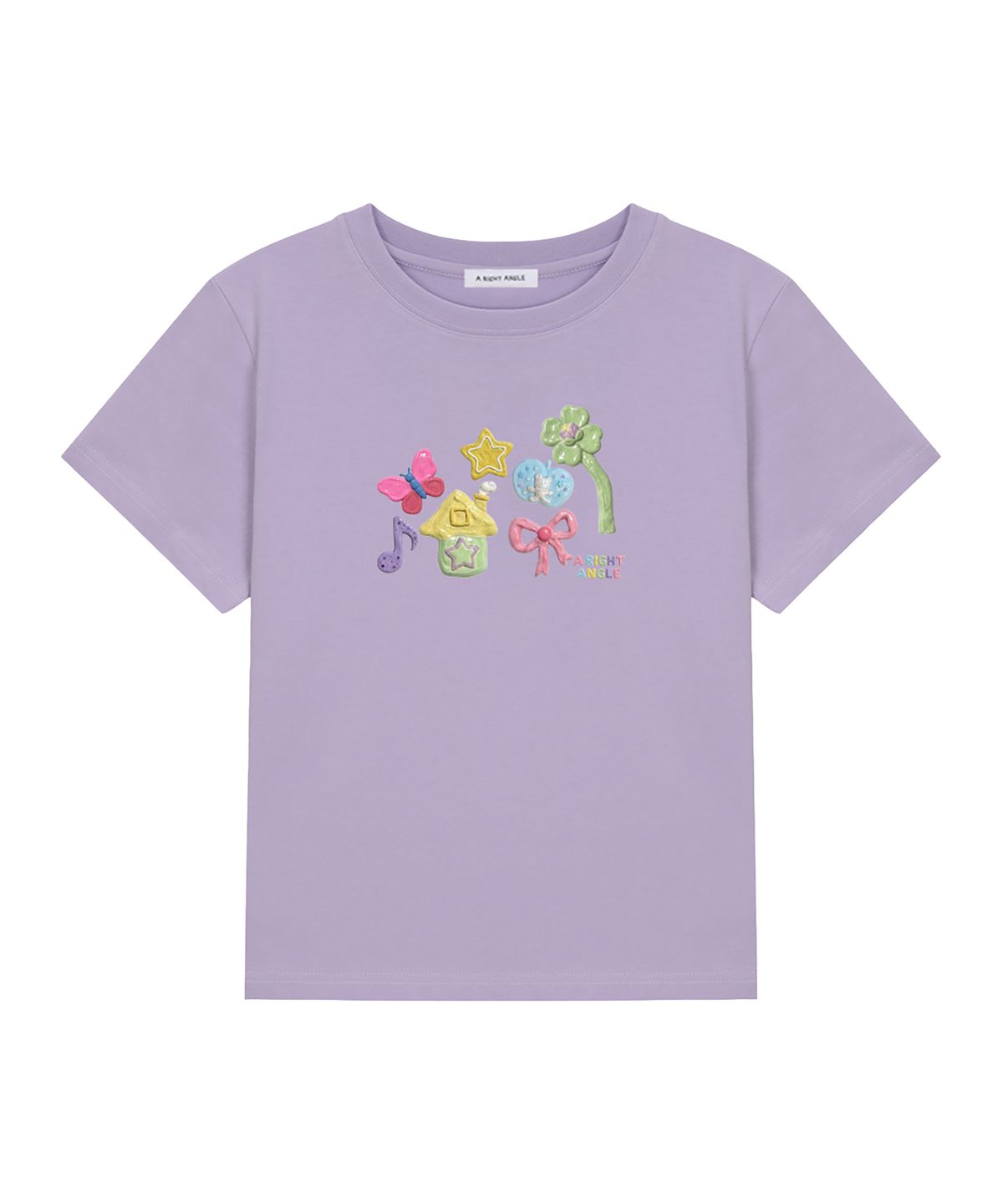 어라이트앵글(ARIGHTANGLE) CLAY CROP TEE (3 COLOR)