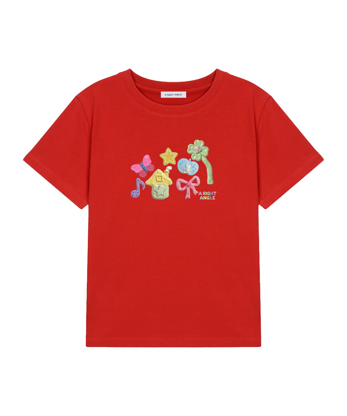 어라이트앵글(ARIGHTANGLE) CLAY CROP TEE (3 COLOR)