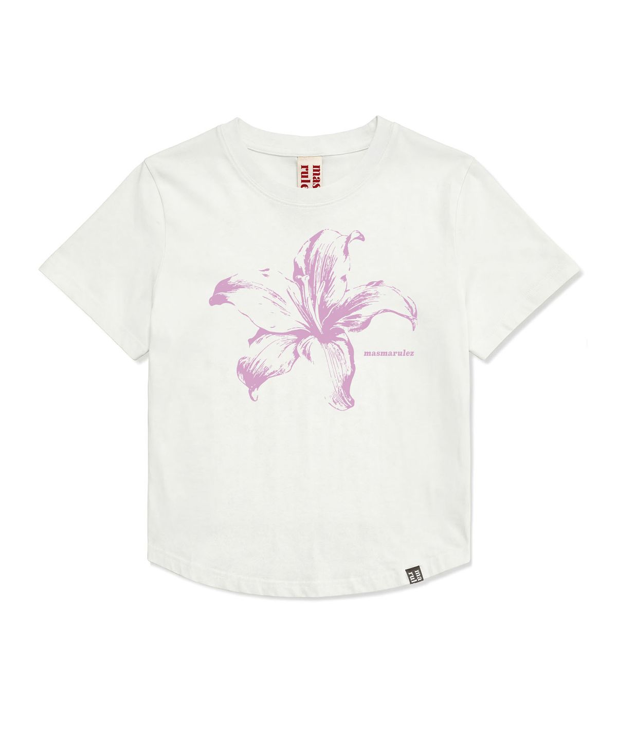 마스마룰즈 어패럴(MASMARULEZ APPAREL) Lily Flower Crop T-Shirt_2 Colors