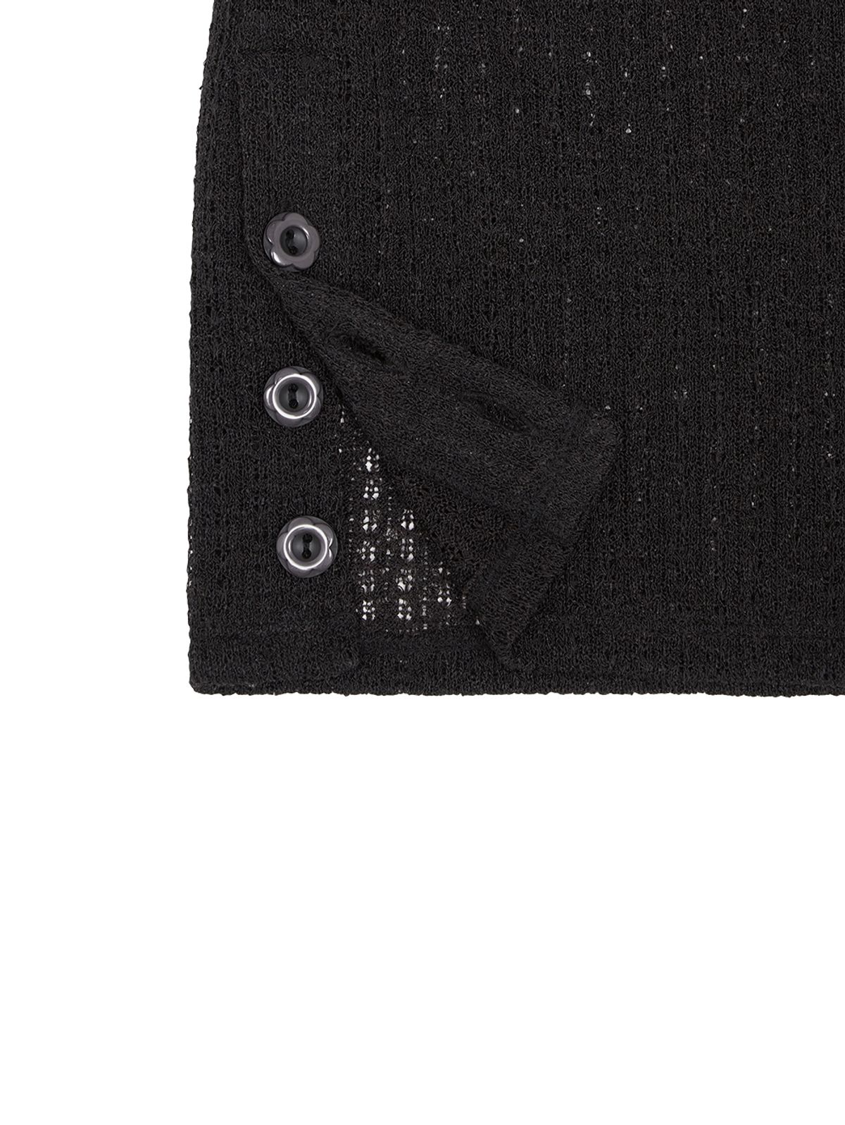 뚜오미오(TUOMIO) CROCHET LEG WARMER [BLACK]